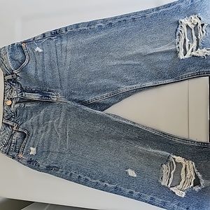 Garage Ripped Flare Jeans